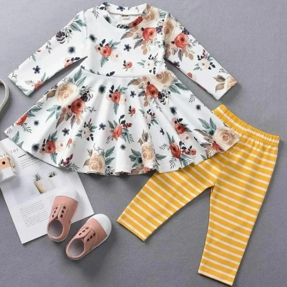 Girls‎ flowery dress - Picture 1 of 9